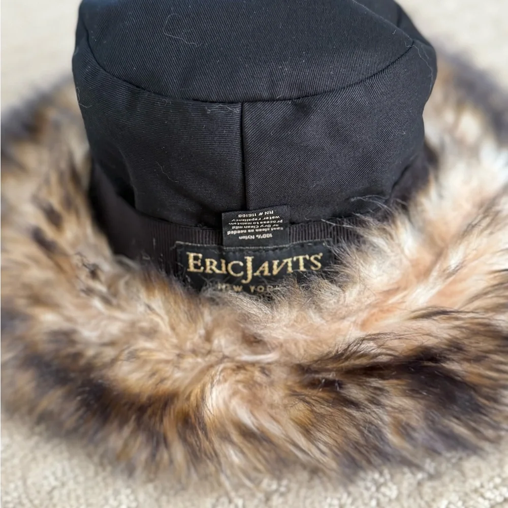 Eric Javits Leopard Print Faux Fur Hat - Picture 5 of 5